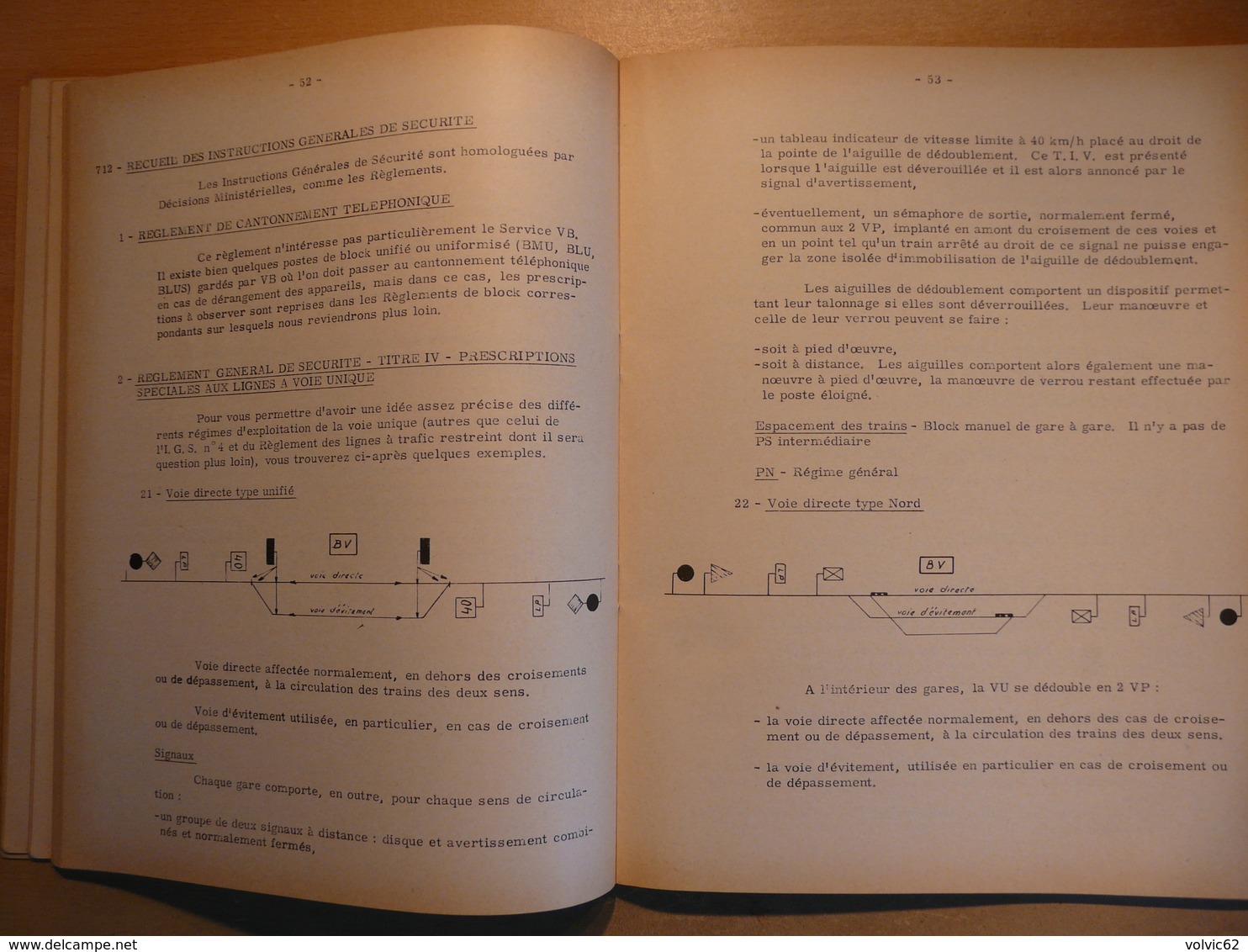 cahier formation cadre Généralités surveillance textes réglementaires 1961  SNCF train cheminot chemin de fer