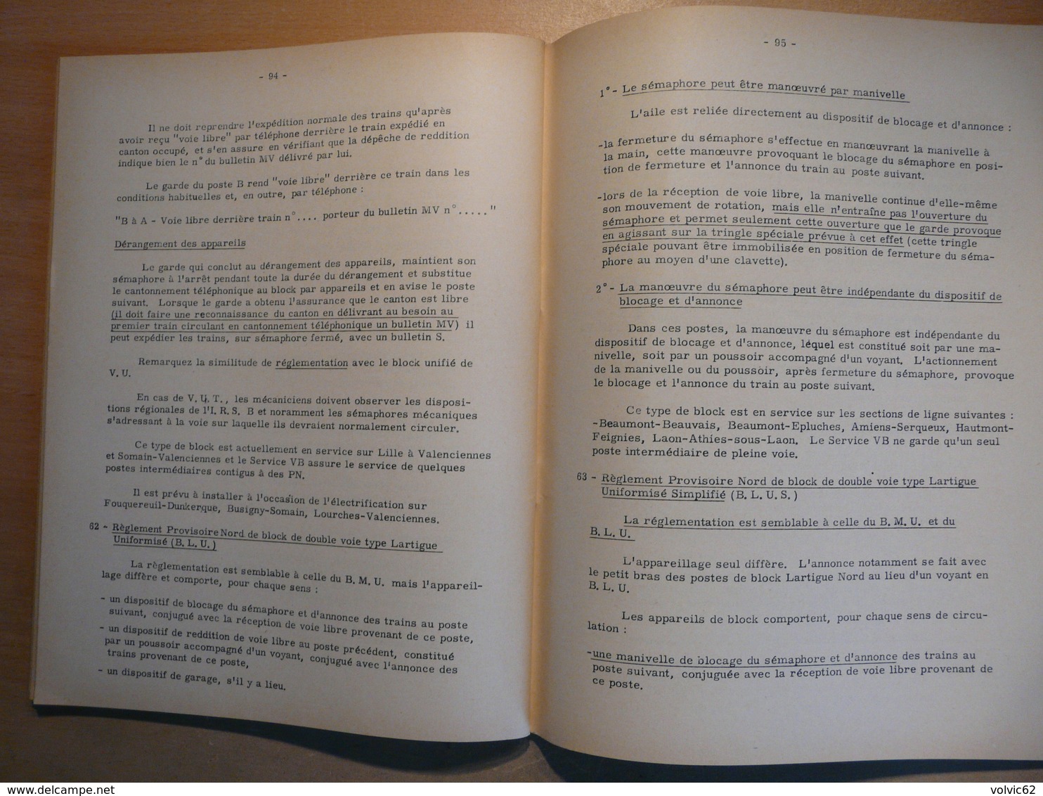 cahier formation cadre Généralités surveillance textes réglementaires 1961  SNCF train cheminot chemin de fer