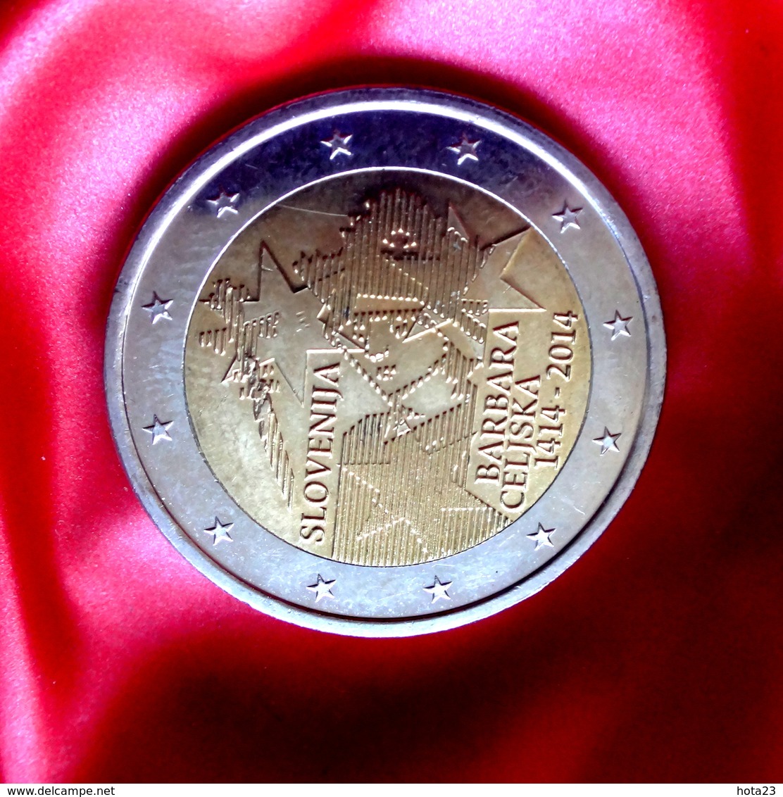 Slovenia 2014 - 2 Euro Comm 600th Anniversary Crowning Of Barbara Celjska - CILLI Coin  CIRCULATED - Slovenië