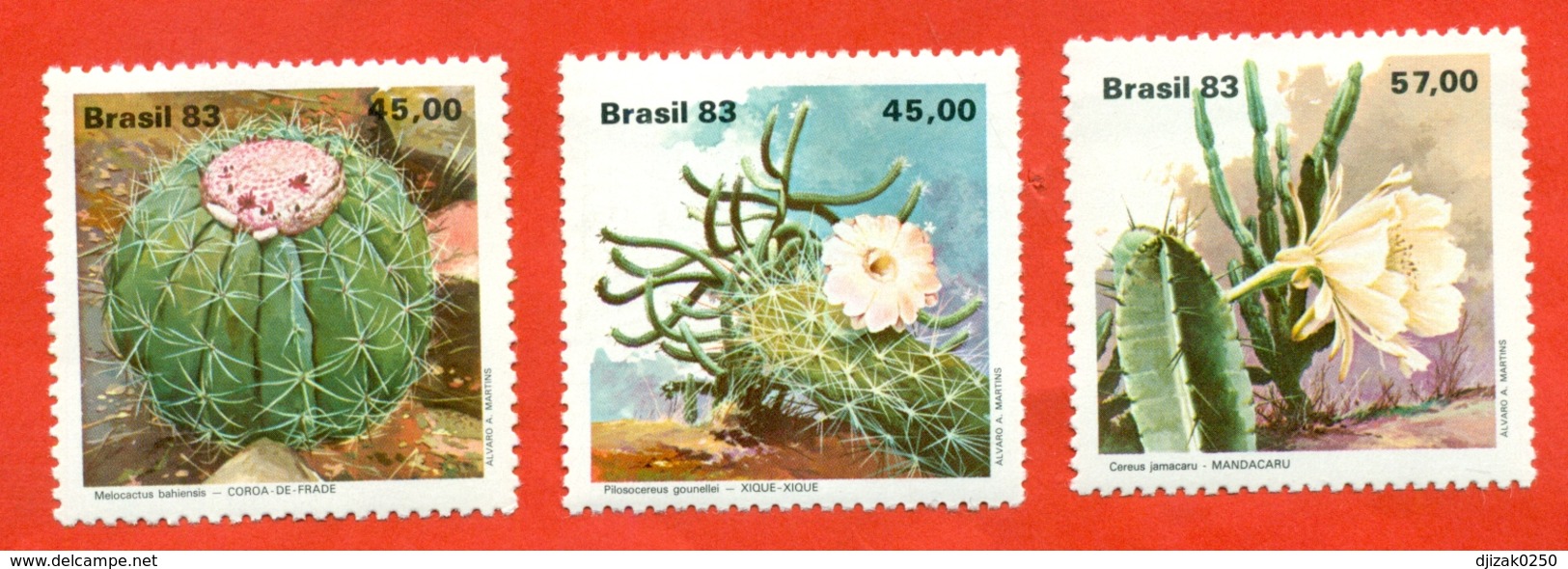 Brazil 1983.Cacti. Unused Stamps. - Cactusses