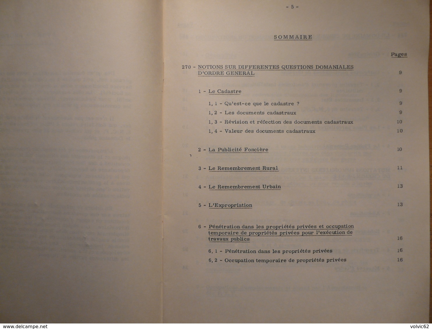 Cahier Formation Cadre Le Domaine 1964 SNCF Train Cheminot Chemin De Fer - Chemin De Fer & Tramway