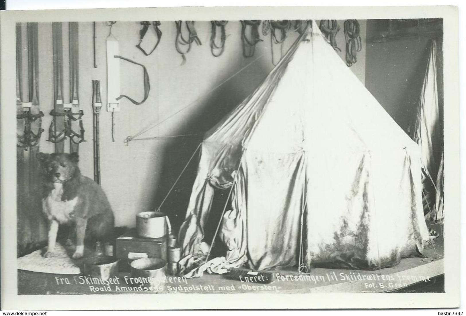 Roald Amundsen,skimuseet ,sydpolstelt Photocard - Noorwegen