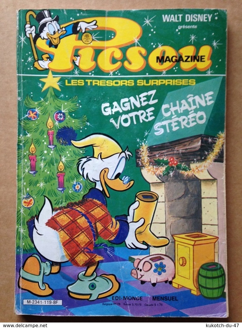 Disney - Picsou Magazine ° Année 1982 - N°119 (avec Grand Défaut D'usure) - Picsou Magazine