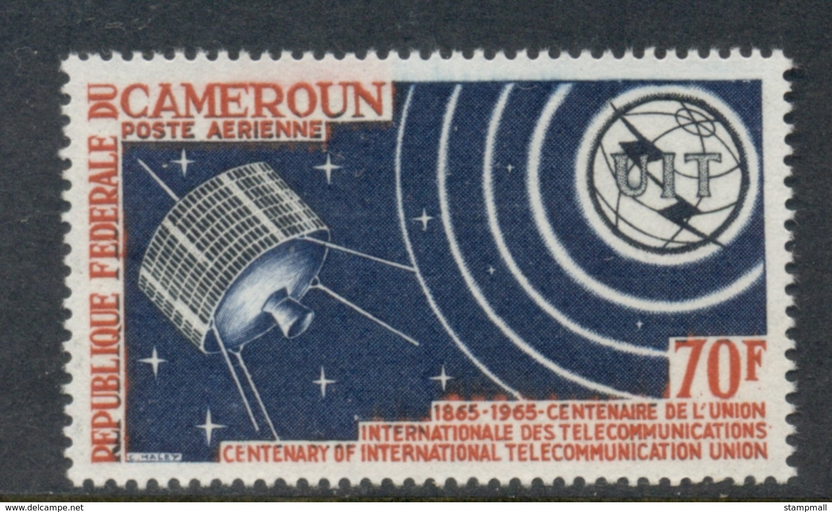 Cameroun 1965 ITU Centenary MLH - Unused Stamps