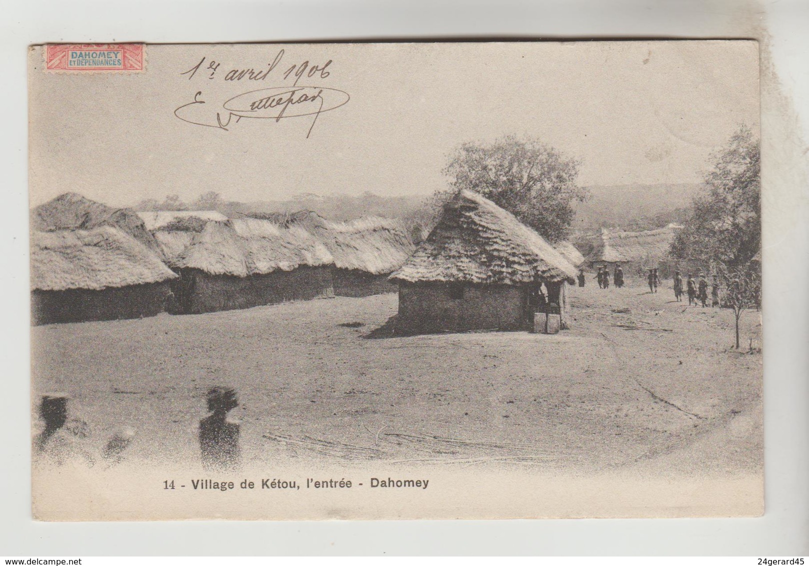 CPA KETOU (Bénin Ex. Dahomey) - L'Entrée Du Village - Benin