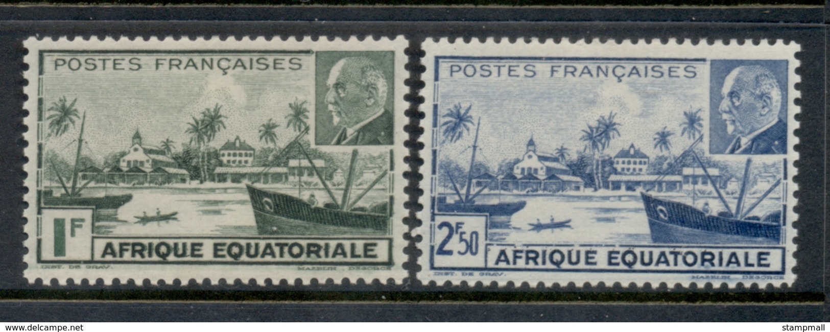 French Equitorial Africa 1941 Marshal Petain MLH - Unused Stamps