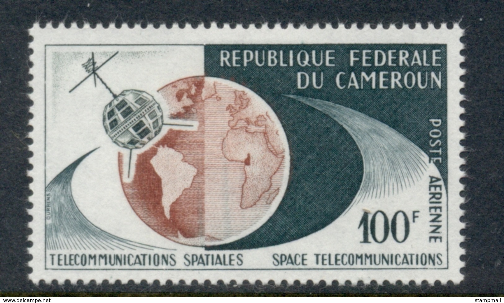 Cameroun 1963 Telstar Satellite MLH - Unused Stamps