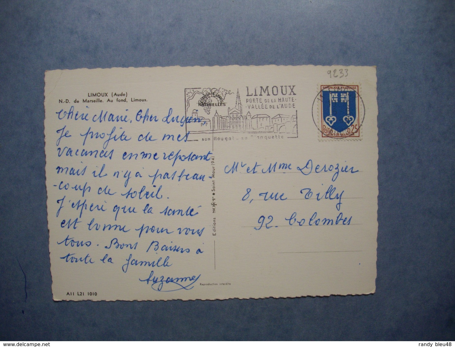 LIMOUX  -  11  -  N.D. De Marseille  -  Au Fond Limoux  -  AUDE - Limoux