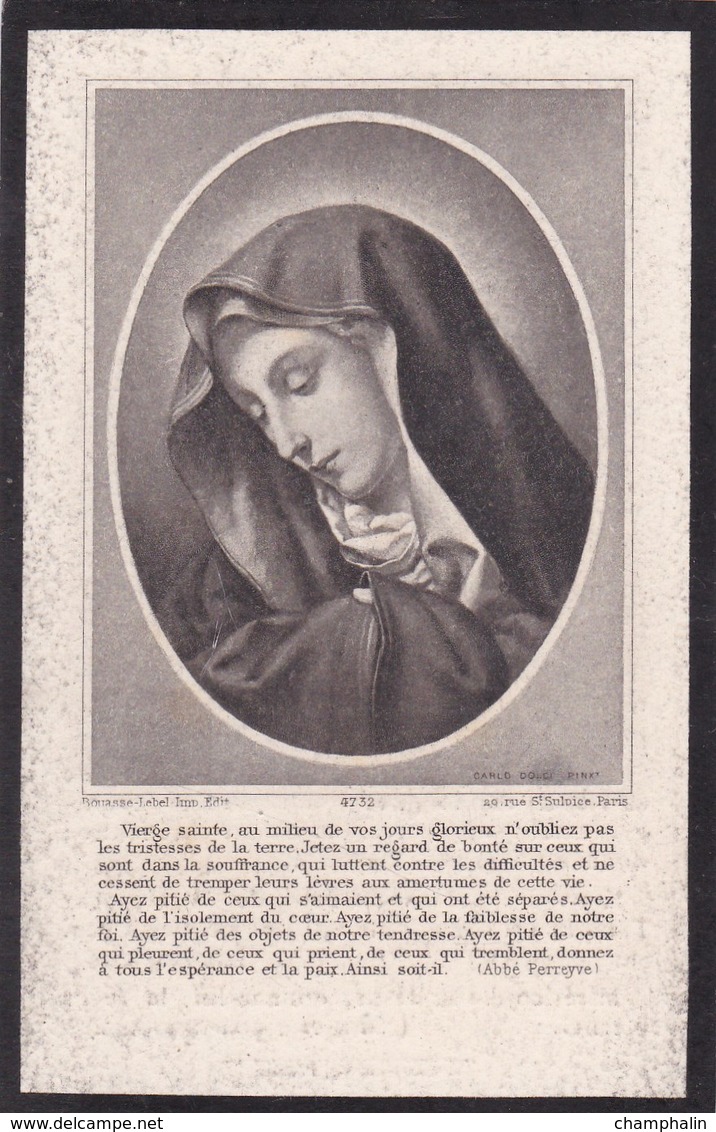 Faire-part De Décès - Mémento - Marguerite Jolivet Née Saucon - Mas D'Agenais (47) - 4 Janvier 1916 - Décès