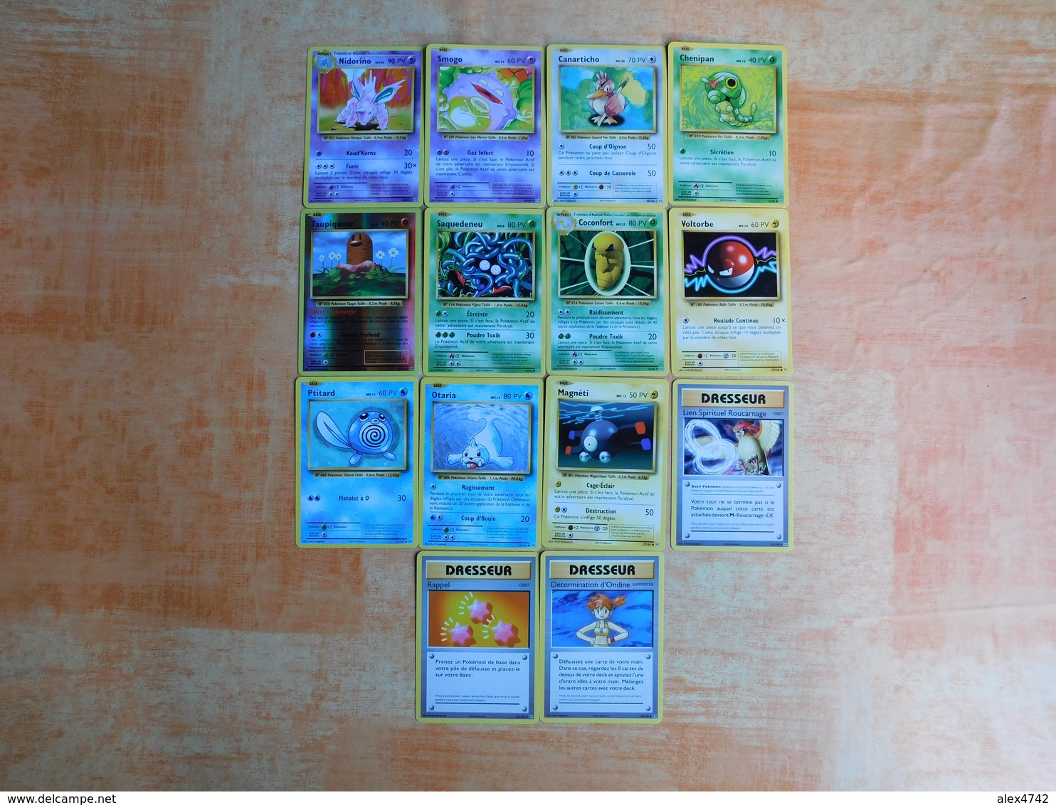 14 Cartes Pokémon  (Box2) - Autres & Non Classés