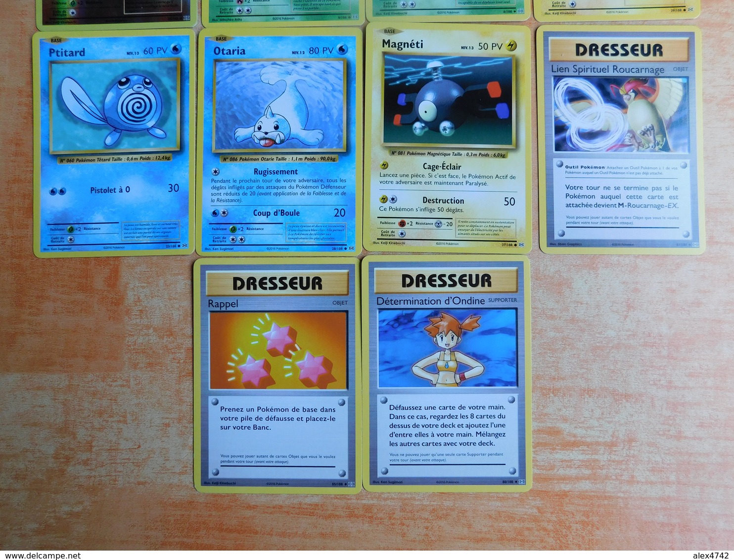 14 Cartes Pokémon  (Box2) - Autres & Non Classés