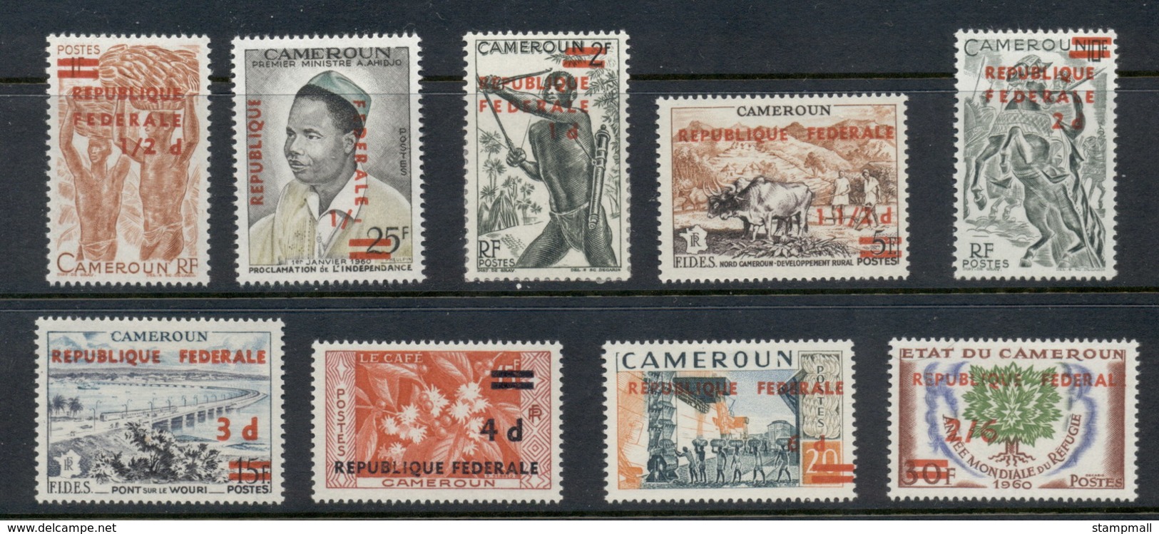 Cameroun 1961 Federal Republic Opts - Unused Stamps