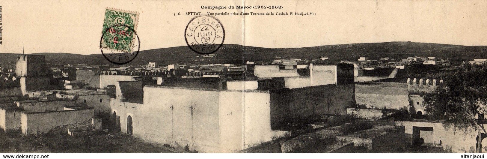 SETTAT - 621  3 - Campagne Du Maroc (1907-08). 5-6  Vue Partielle Prise D'une Terrasse De La Casbah El Hadj-el-Maa. - Sonstige & Ohne Zuordnung