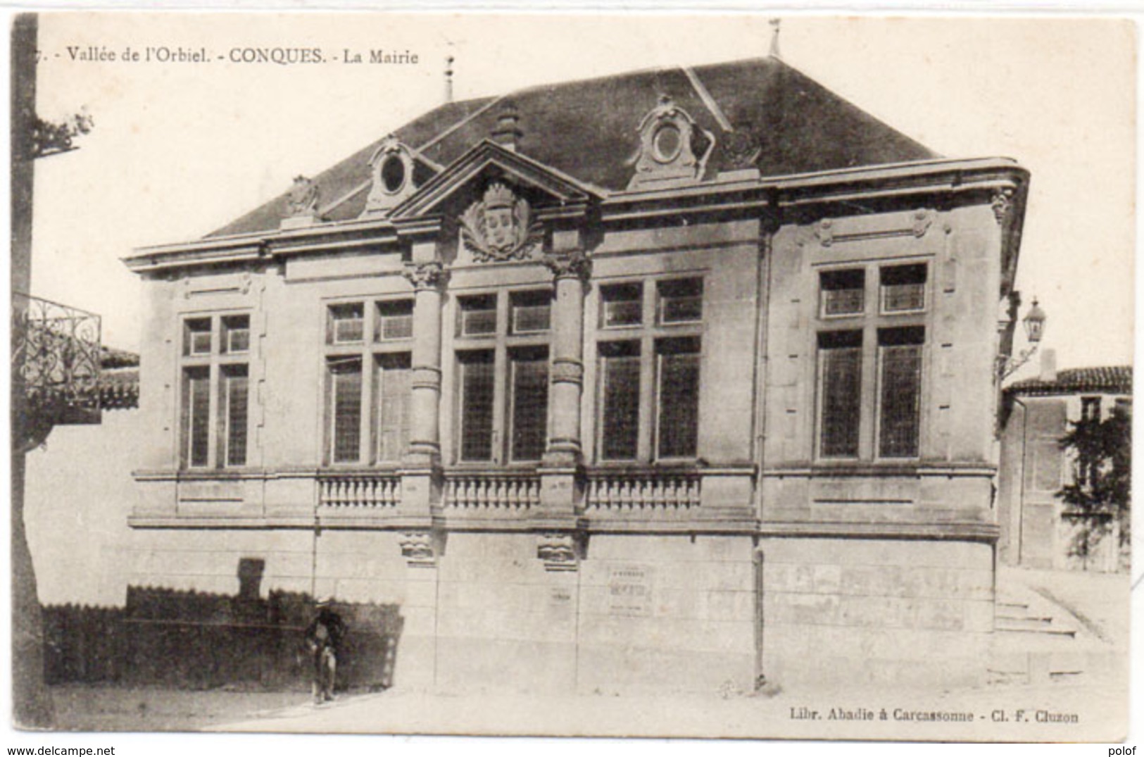 CONQUES - La Mairie - Vallée De L' Orbiel - Cachet : Pastours A Carcassonne (112994) - Conques Sur Orbiel