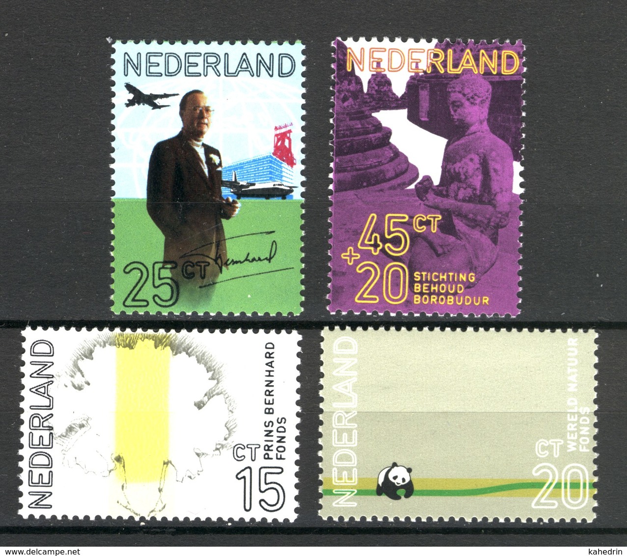 Nederland Pay Bas Olanda Netherlands 1971,  Birthday Of Prince Bernhard Dianthus Nelke Anjer Panda **, MNH - Ongebruikt