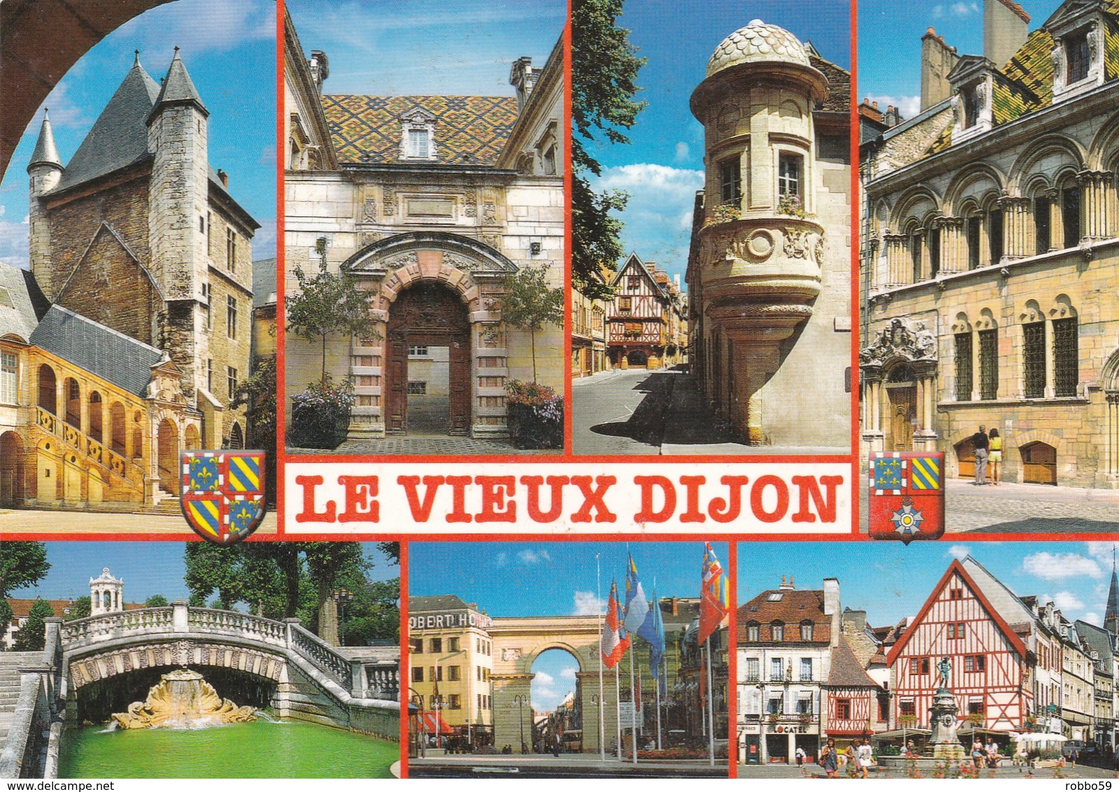 France Dijon Various Views Postcard Used Good Condition - Dijon