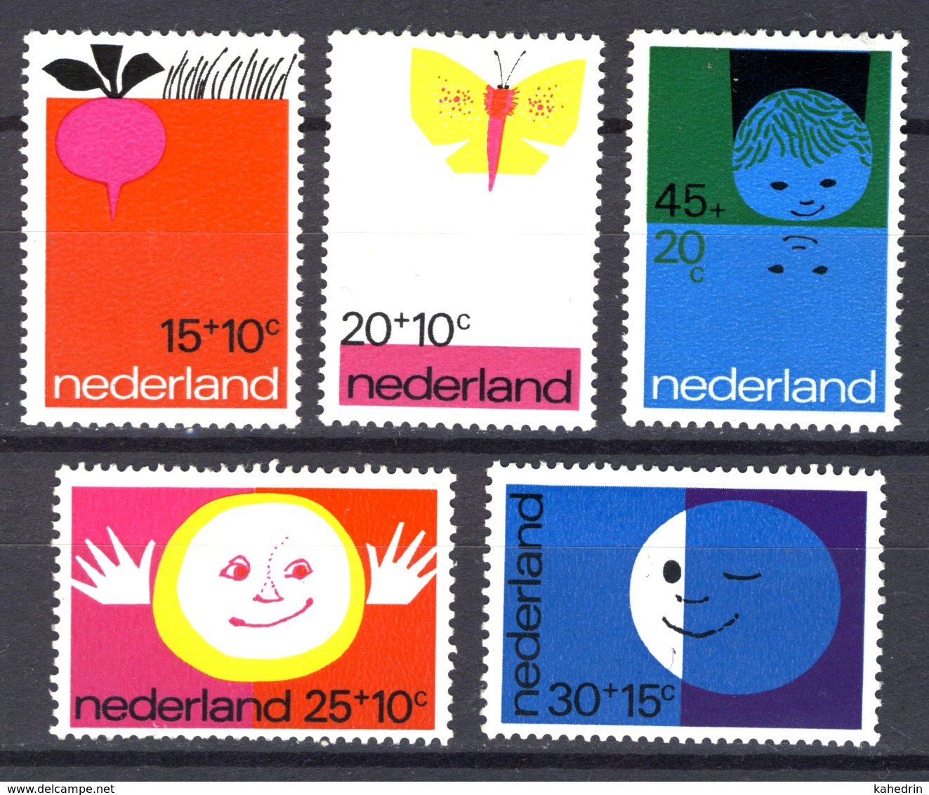 Nederland Pay Bas Olanda Netherlands 1971, Kinderzegels Child Welfare **, MNH - Ongebruikt