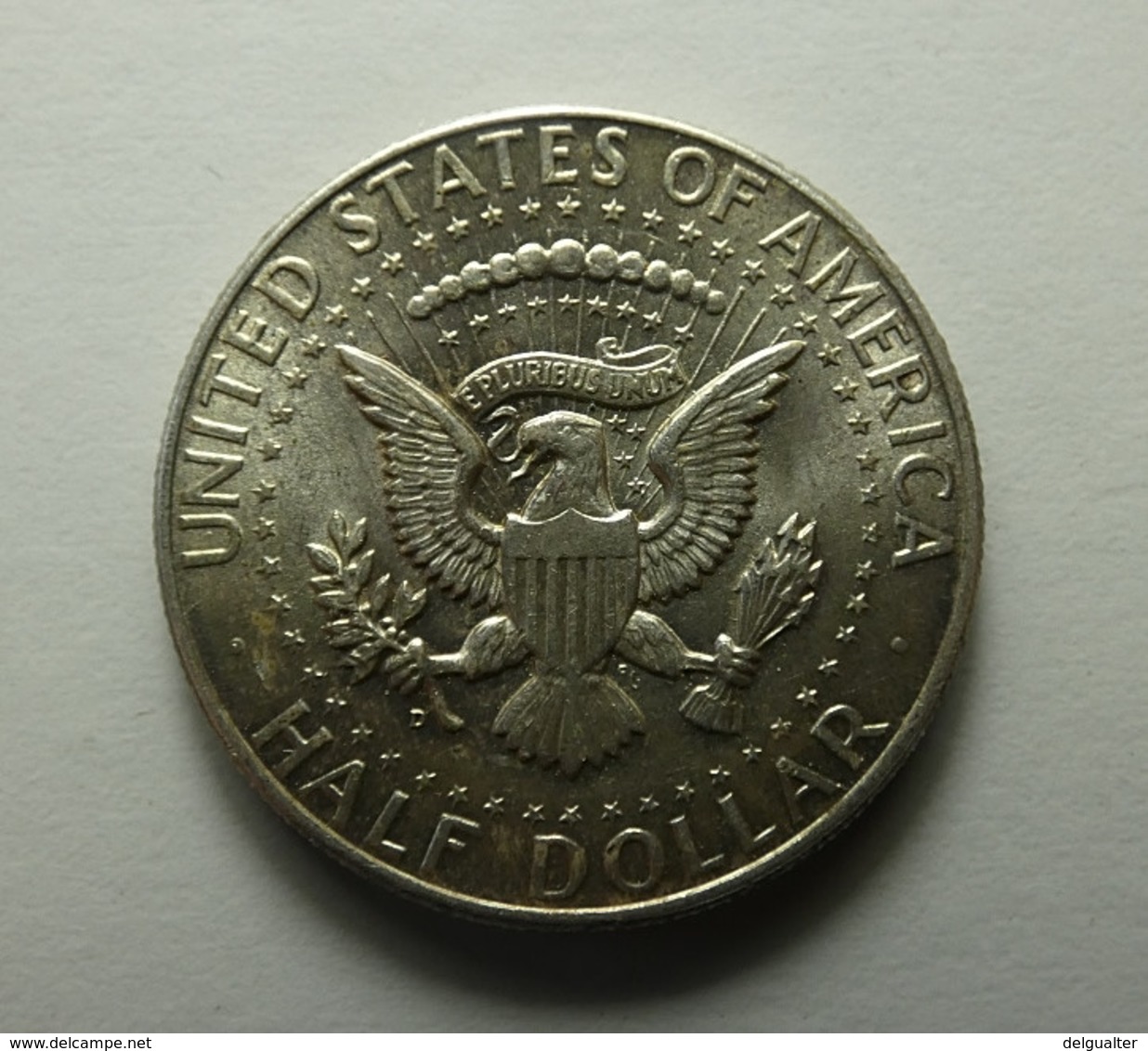 USA 1/2 Dollar 1964 D Silver Varnished - 1964-…: Kennedy