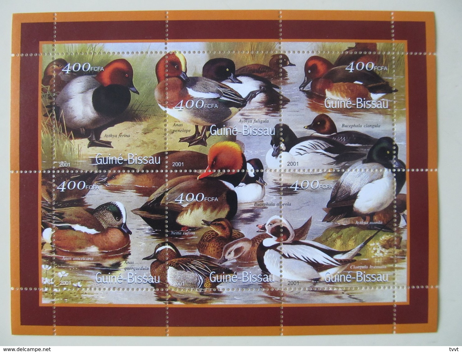 Guinea-Bissau, 2001. [gb01112] Ducks (s/s) - Entenvögel