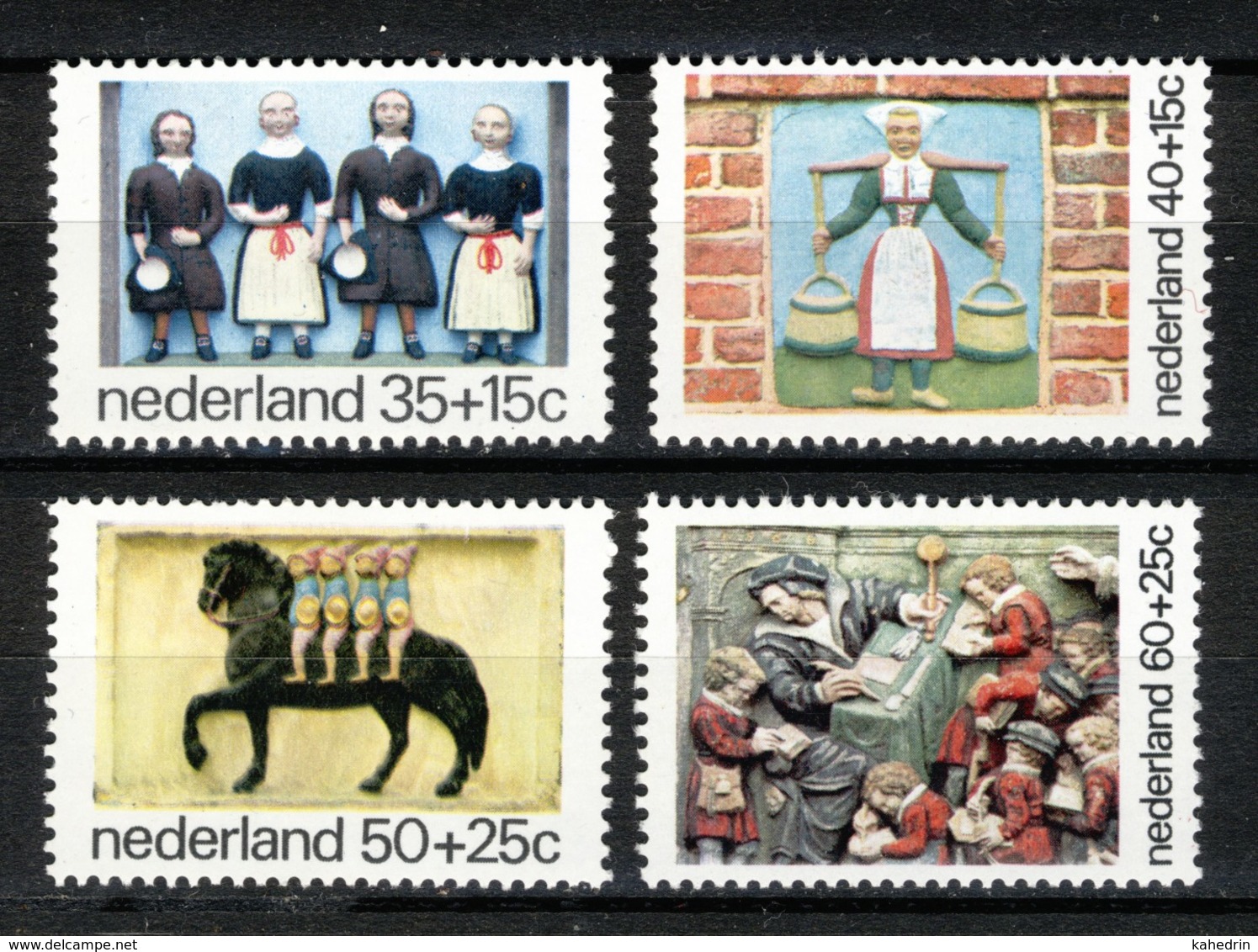 Nederland Pay Bas Olanda Netherlands 1975, Kinderzegels Child Welfare **, MNH - Ongebruikt
