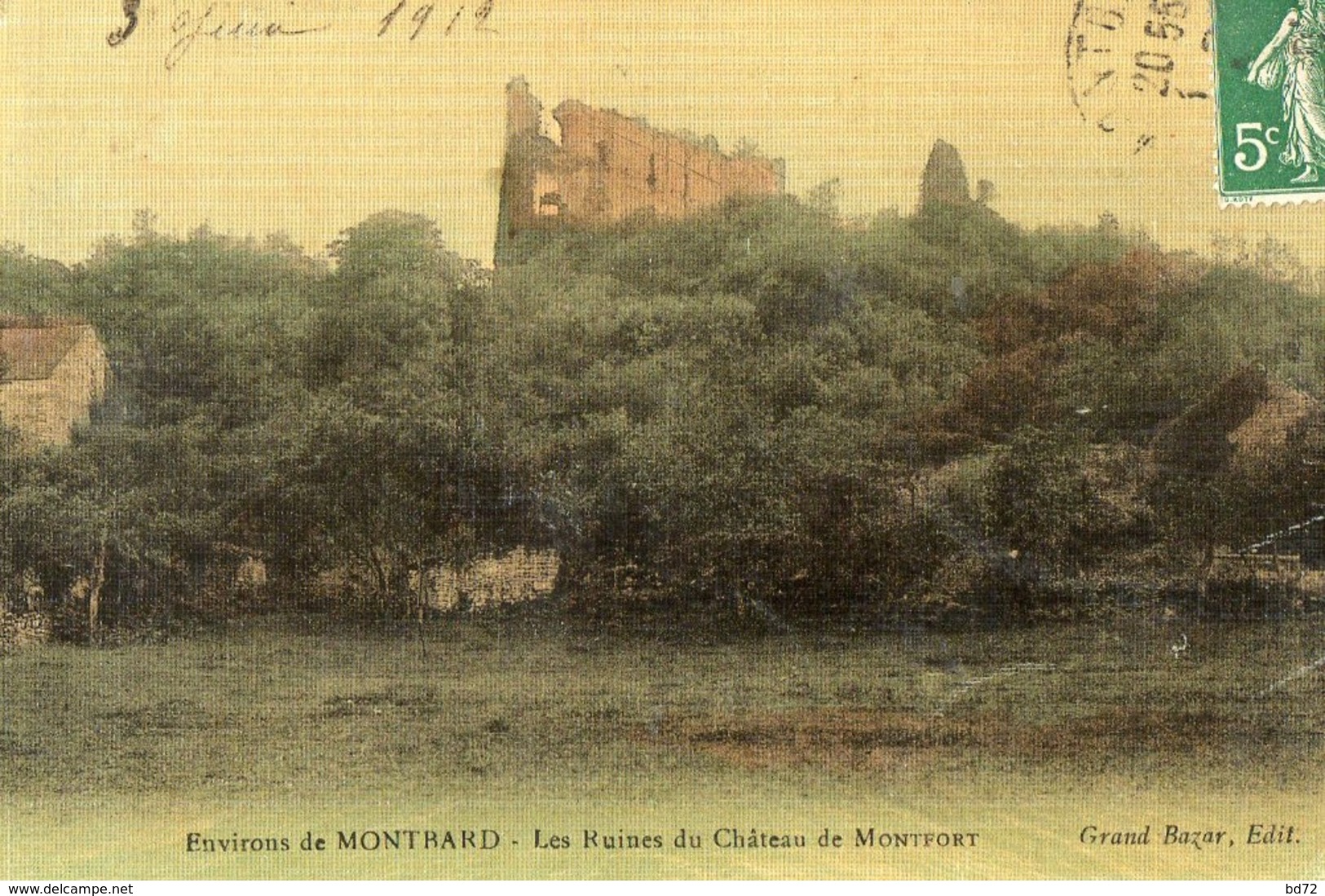 MONTBARD, Les Ruines Du Chateau De Montfort - Montbard