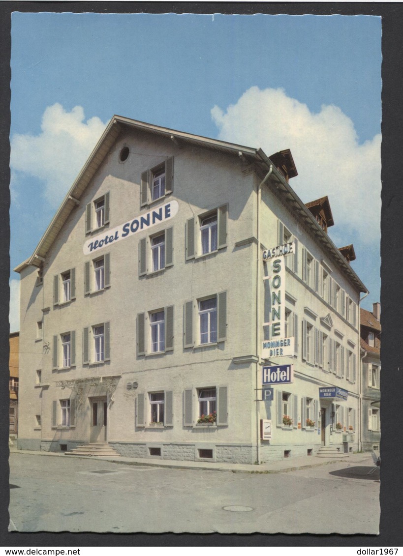 Ettlingen, Hotel-Restaurant "Zur Sonne" Pforzheimer Str. 21, - NOT  Used.- See The 2 Scans For Condition.(Originalscan ) - Ettlingen