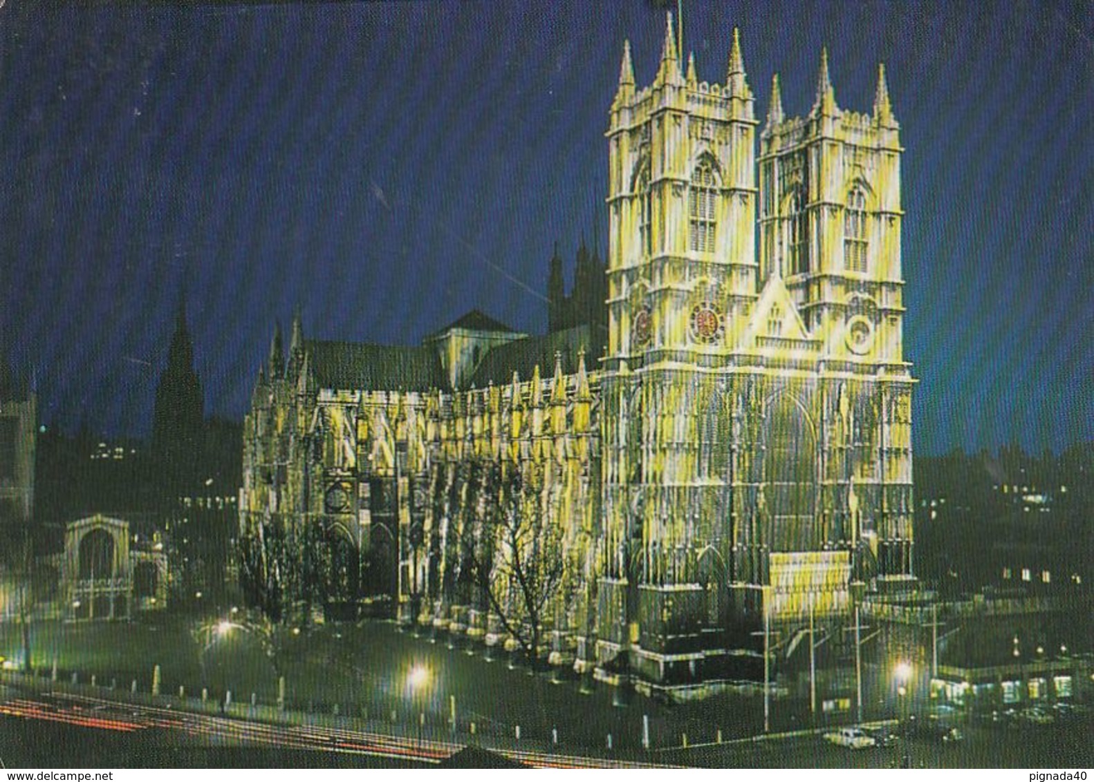 Cp , ANGLETERRE , LONDON , Westminster Abbey By Night - Westminster Abbey