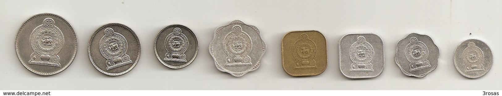 Sri Lanka 1c To 1 Rupee - Sri Lanka