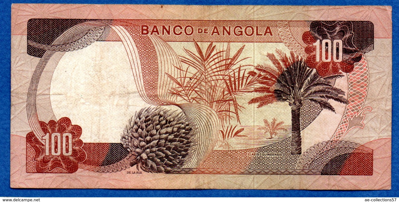 Angola  -  100 Escudos  24/11/1972  - Pick # 101  - état TB+ - Angola