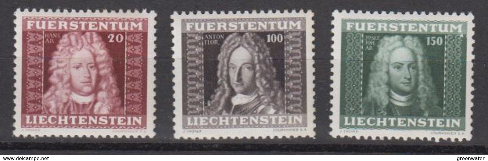 Liechtenstein 1941 Fürstenbilder 3v ** Mnh (see Description)  (42423A) - Ongebruikt