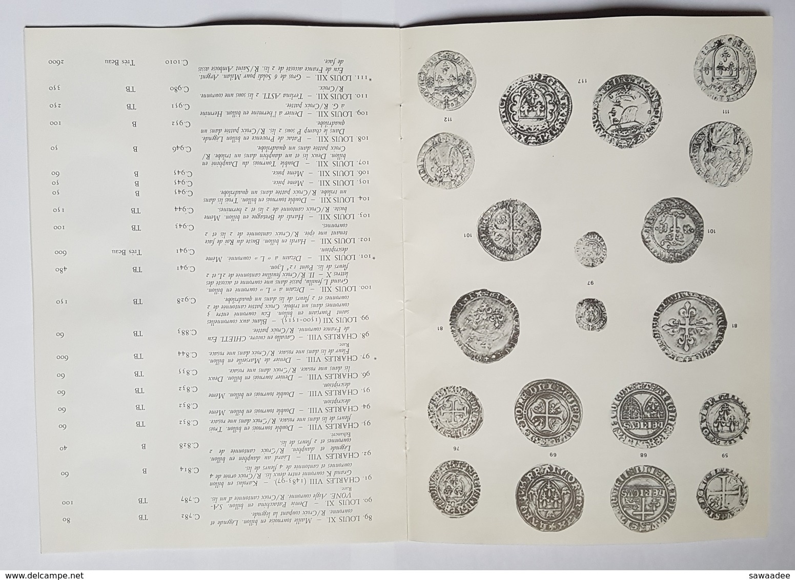 CATALOGUE VENTE - NUMISMATIQUE - BANQUE D'ESCOMPTE ET DE CREDIT - N°6 DECEMBRE 1978 - COTATIONS - Livres & Logiciels