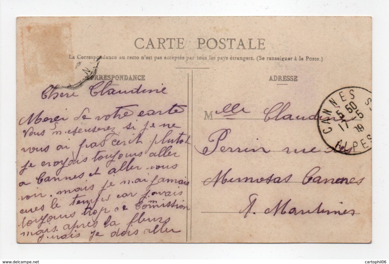 - CPA GOLFE-JUAN (06) - Gare Des Marchandises 1909 - Embarquement Des Poteries - Edition Martin - - Other & Unclassified