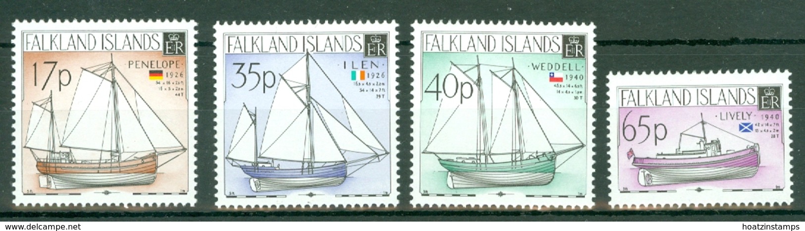 Falkland Is: 1998   Local Vessels    MNH - Falklandinseln
