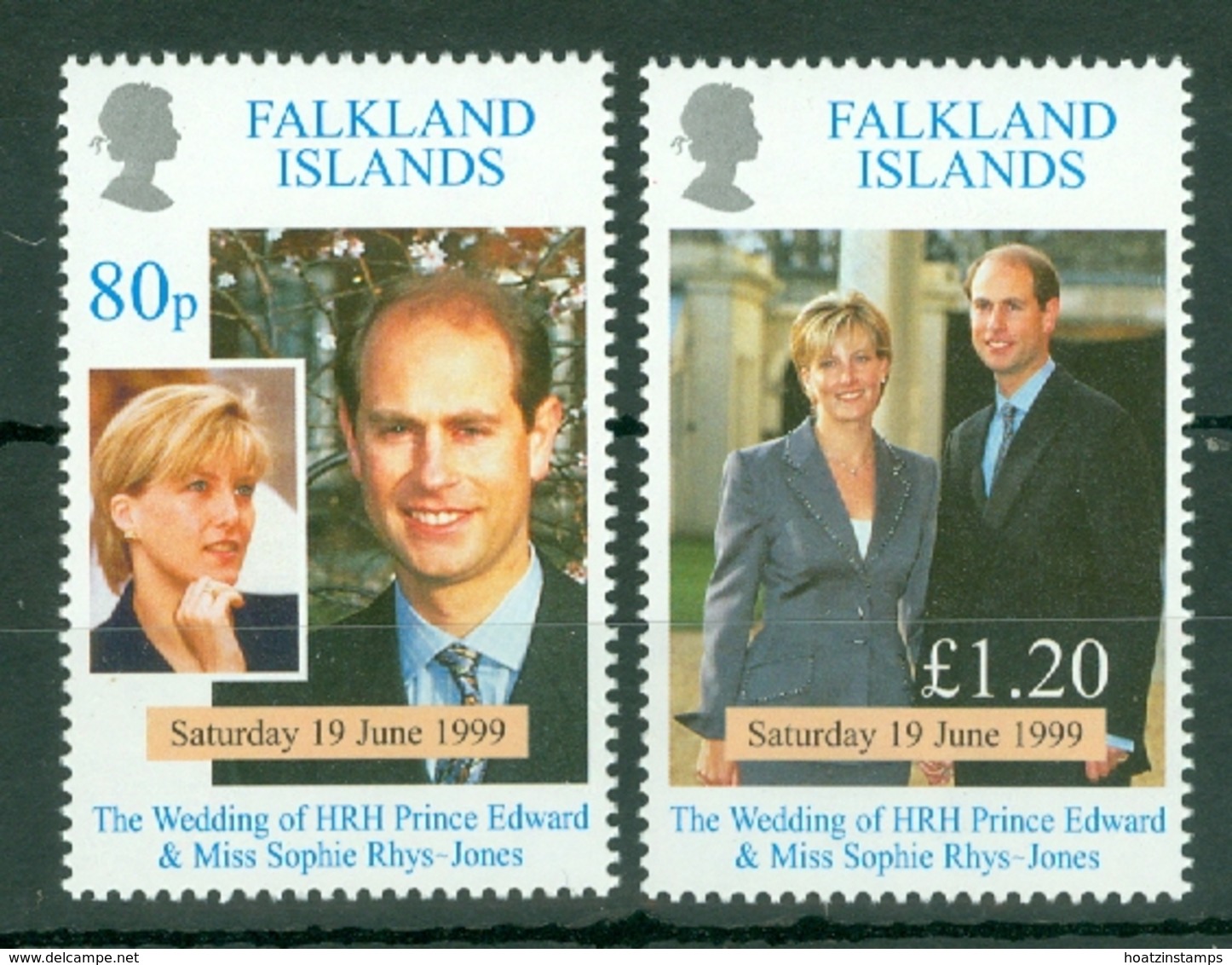 Falkland Is: 1999   Royal Wedding    MNH - Falkland Islands