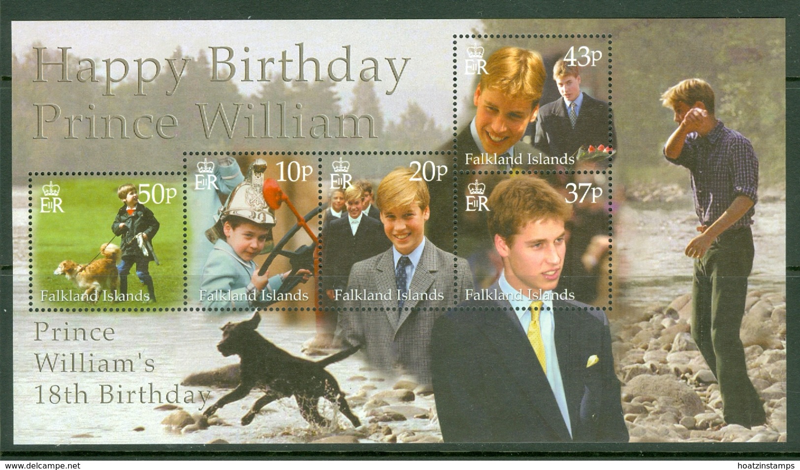 Falkland Is: 2000   Prince William's 18th Birthday   M/S    MNH - Falkland Islands