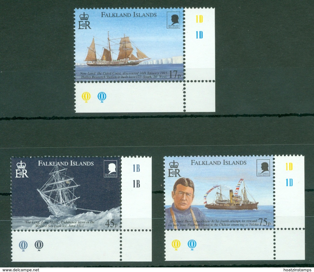 Falkland Is: 2000   Shackelton's Trans-Antarctic Expedition    MNH - Falkland Islands