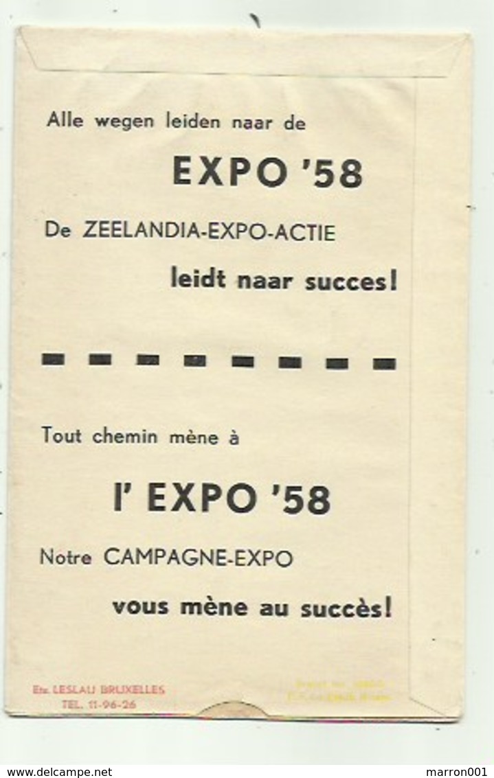 Bechem / Antwerpen -Zeelandia - Reclame Expo ' 58  ( 2 Scans) - Antwerpen