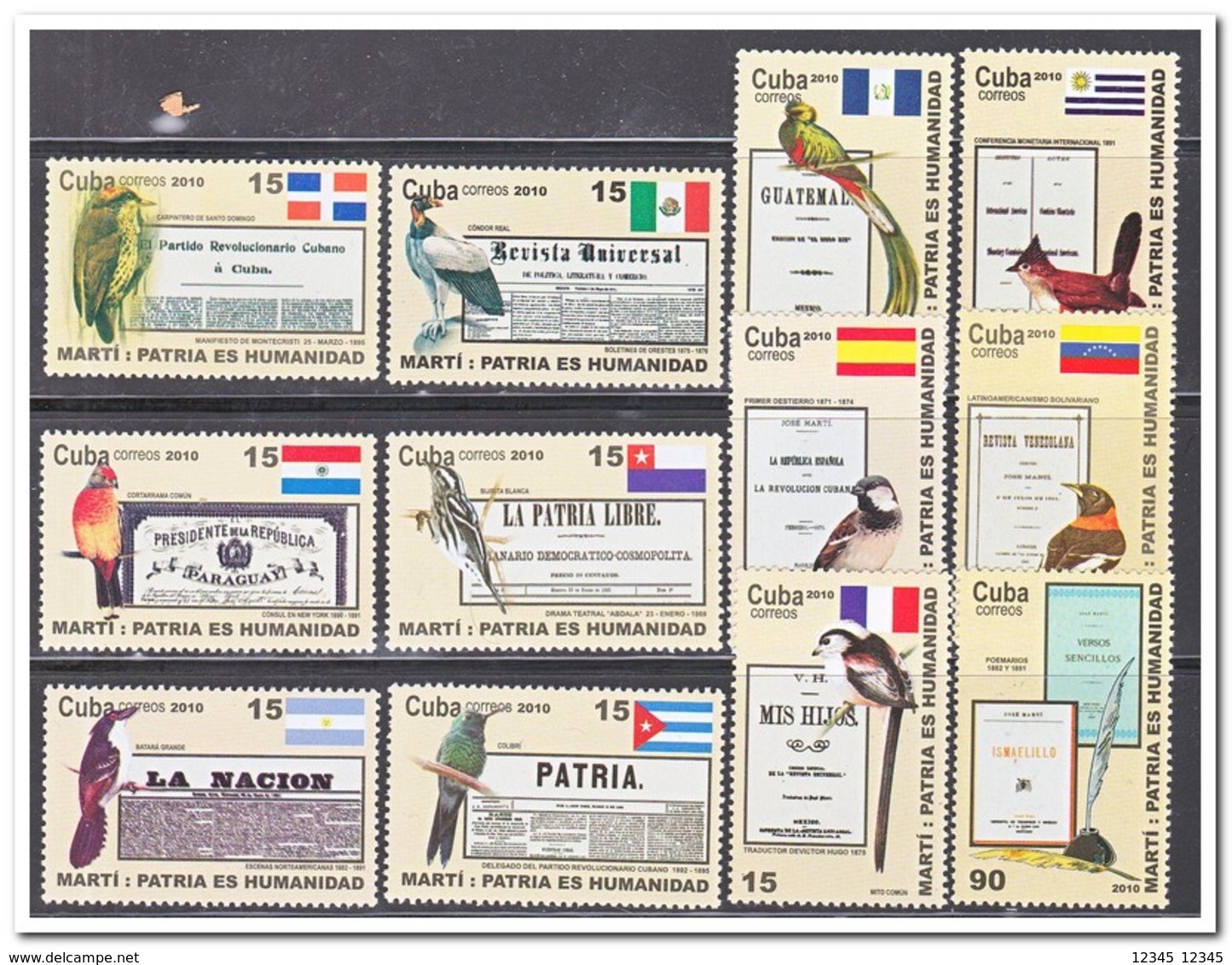 Cuba 2010, Postfris MNH, Birds - Ongebruikt