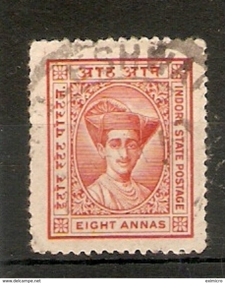 INDIA - INDORE (HOLKAR STATE) 1937 8a SG 28 FINE USED Cat £28 - Holkar