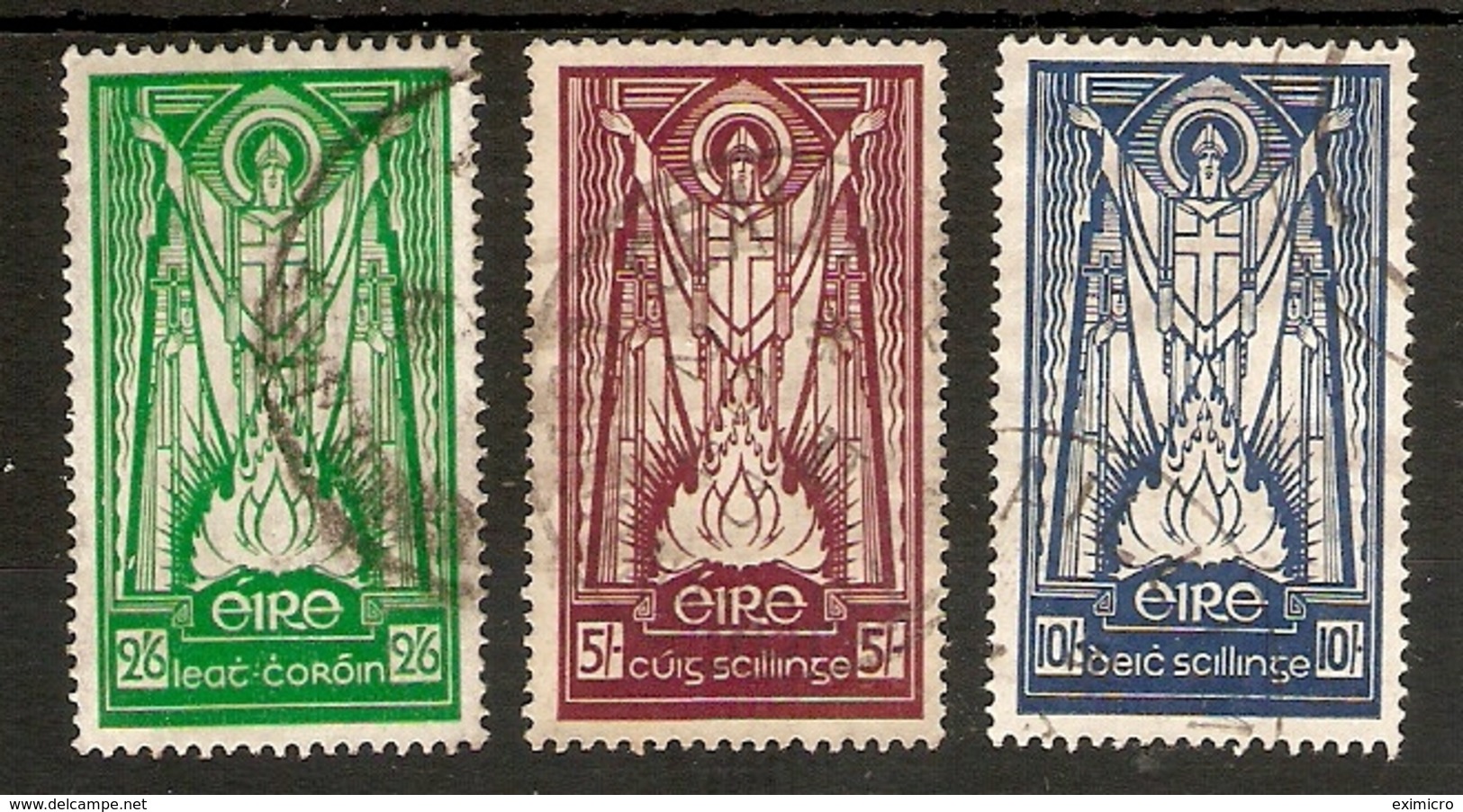 IRELAND 1937 SET SG 102/104 FINE USED Cat £200 - Used Stamps