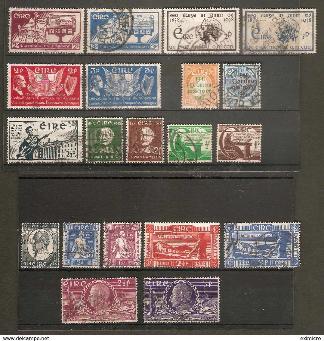 IRELAND 1937 - 1948 COLLECTION OF FINE USED SETS Cat £54 - Used Stamps