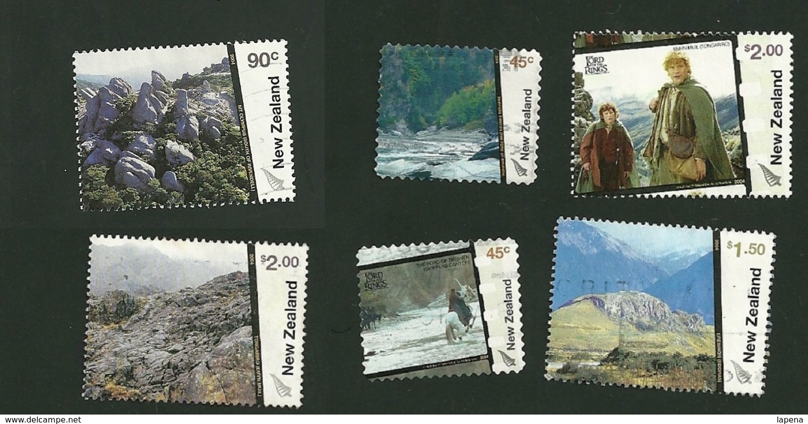 Nueva Zelanda 2004 Used The Lord Of The Rings - Used Stamps