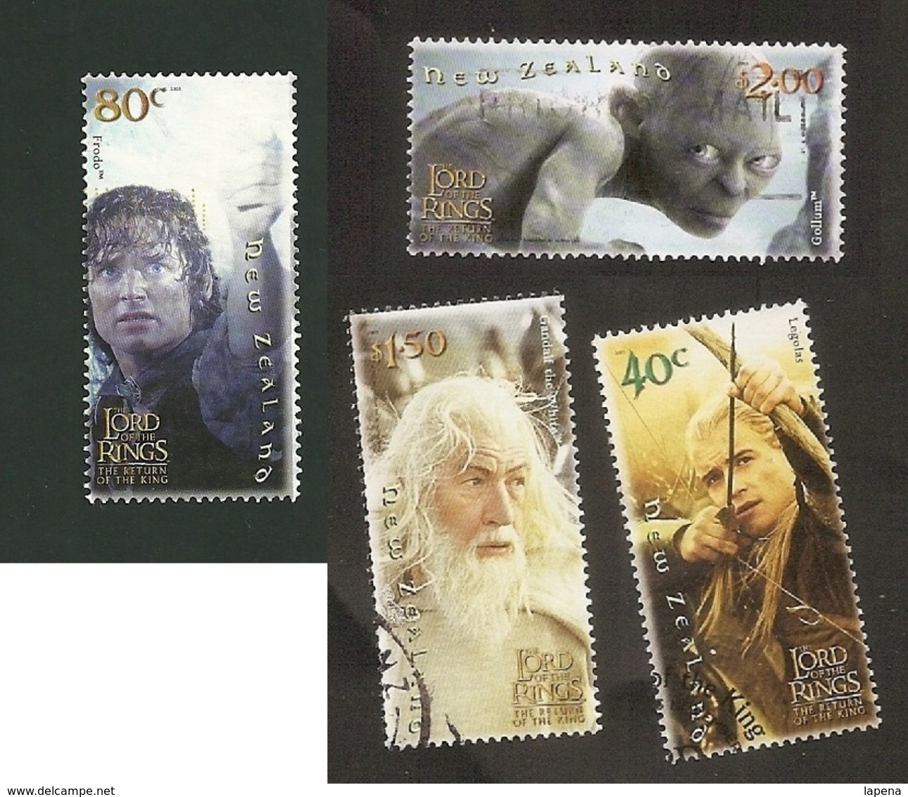 Nueva Zelanda 2003 Used The Lord Of The Rings - Used Stamps