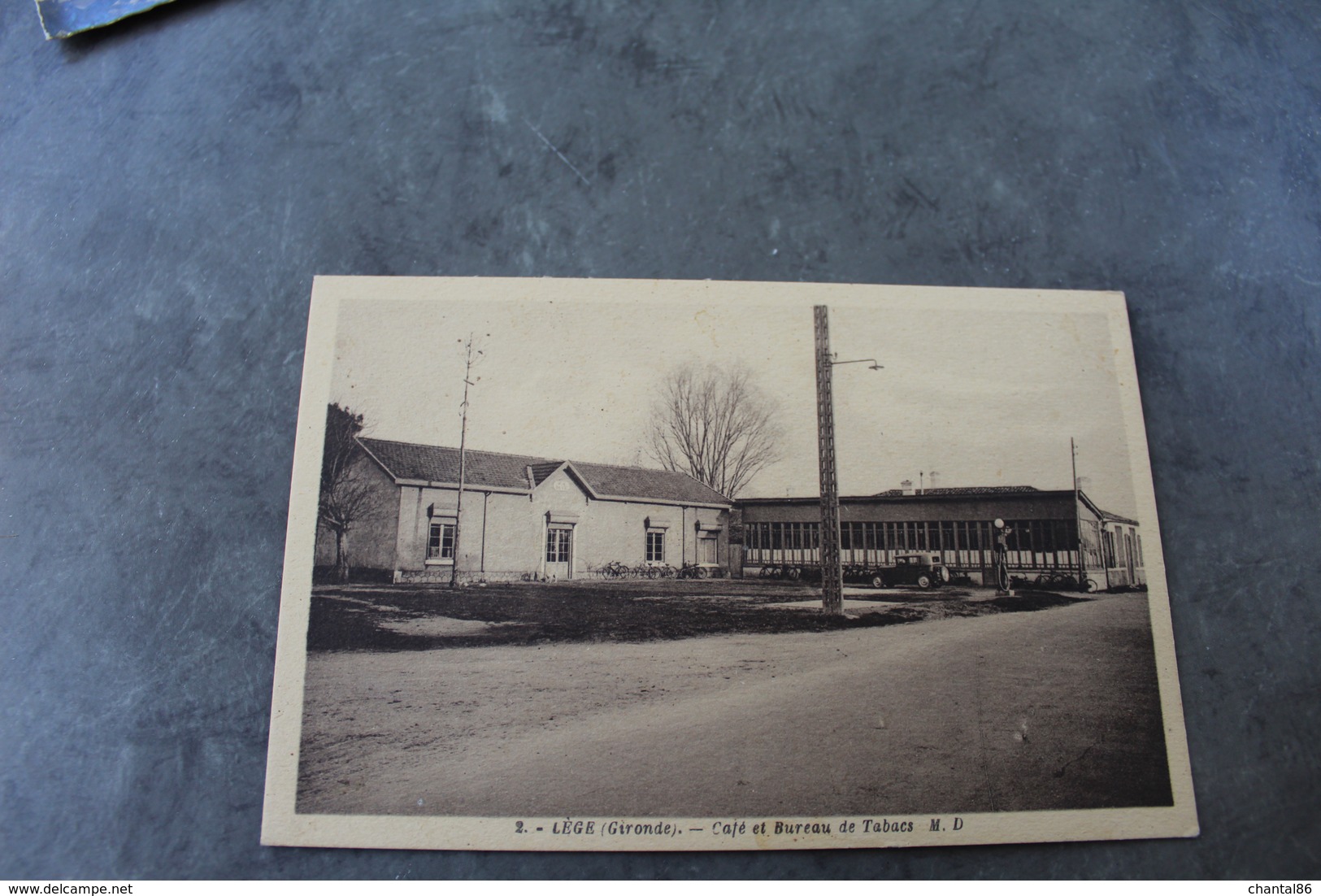 33950 Lège Cap Ferret Café Et Bureau De Tabacs à Lège Bourg 681CP01 - Autres & Non Classés