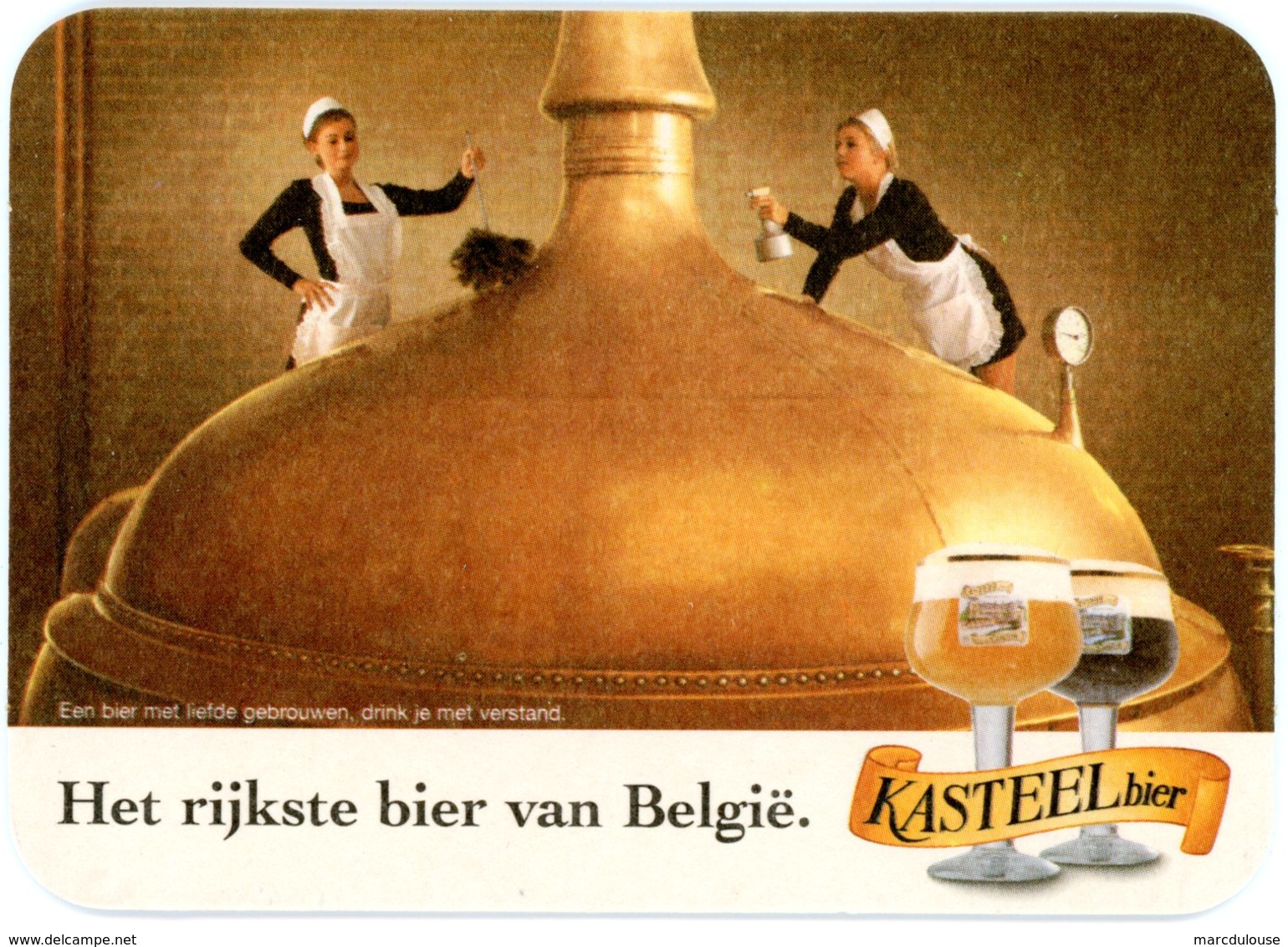 Belgium. Kasteel Bier. Het Rijkste Bier Van België. - Sous-bocks