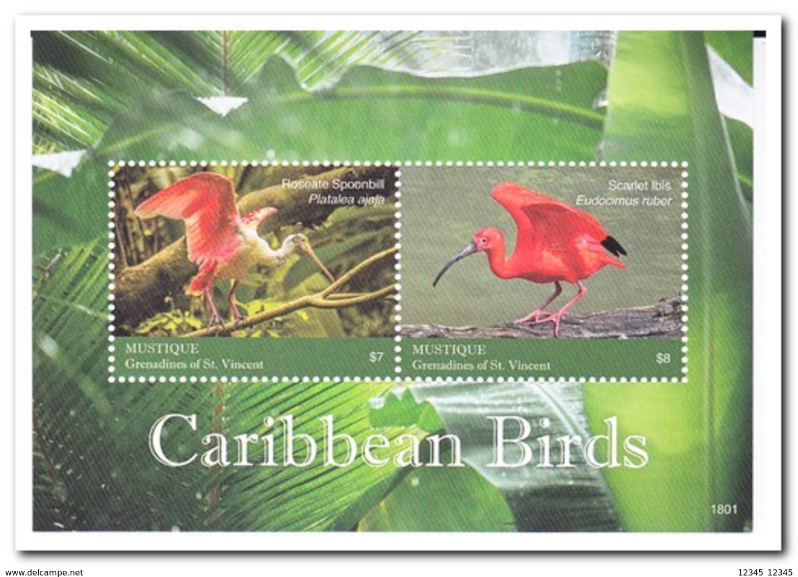 Mustique 2018, Postfris MNH, Birds - St.-Vincent En De Grenadines