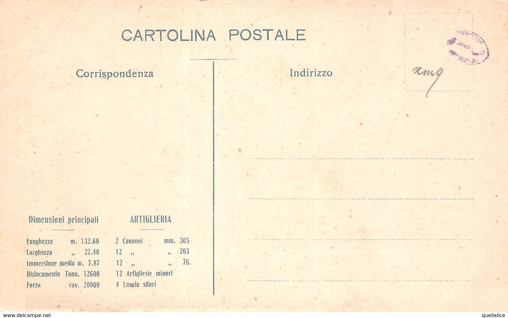 1053  "SPEZIA - RICORDO DEL VARO DELLA R. NAVE ROMA - ARTIGLIERIA - 1907" ANIMATA, REALI.  CART  NON SPED - Inauguraciones