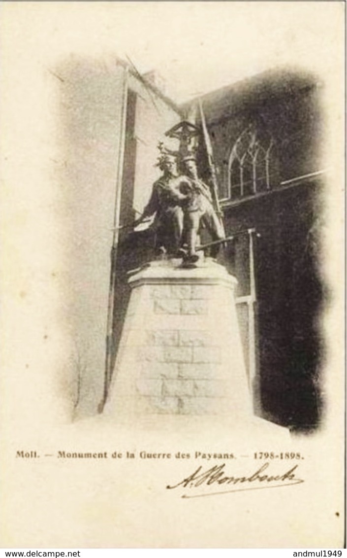 MOL - Monument De La Guerre Des Paysans - Carte Précurseur - Oblitération De 1901 - Mol