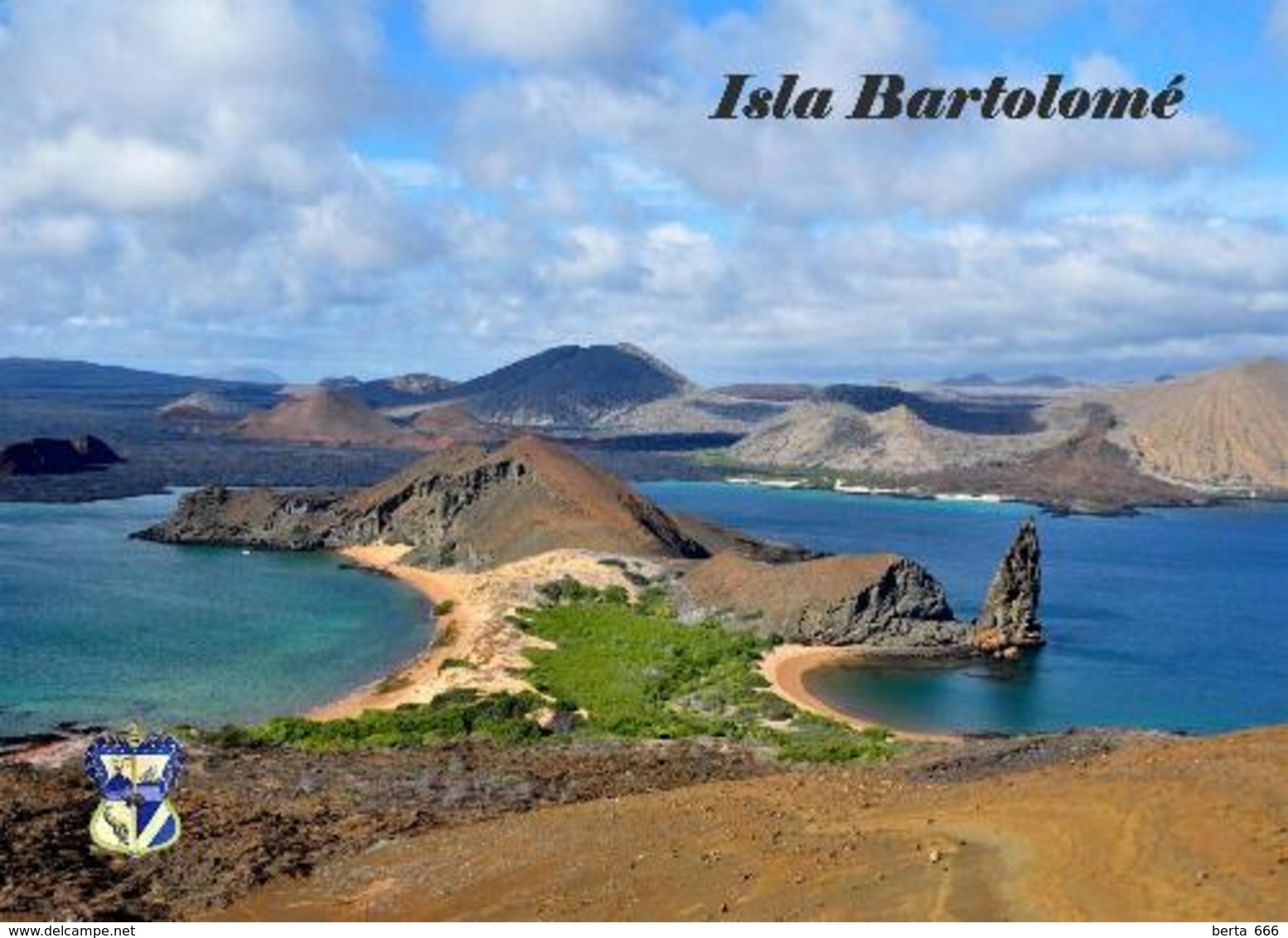 Galapagos Islands Bartolome Island UNESCO New Postcard Galapagosinseln AK - Ecuador