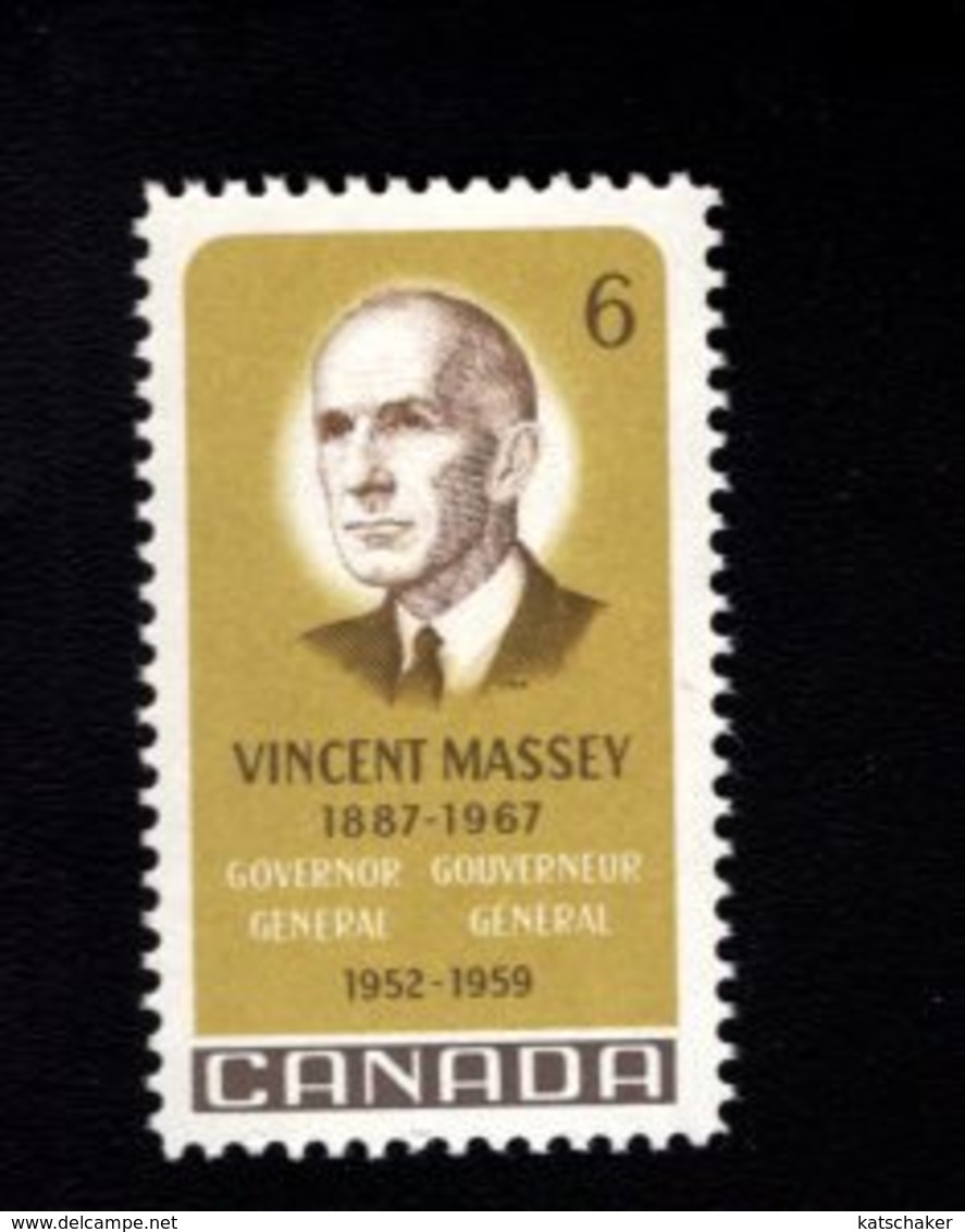 753866516 1969 SCOTT 491  POSTFRIS MINT NEVER HINGED EINWANDFREI XX  VINCENT MASSEY - Neufs